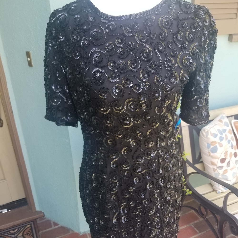 1950s evening dress